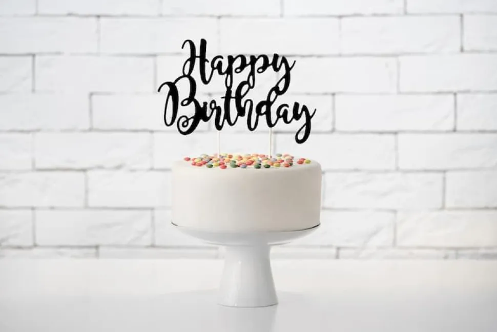 Happy Birthday Kaketopper Sort