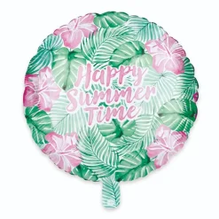 Happy Summer Time folie ballong 45cm