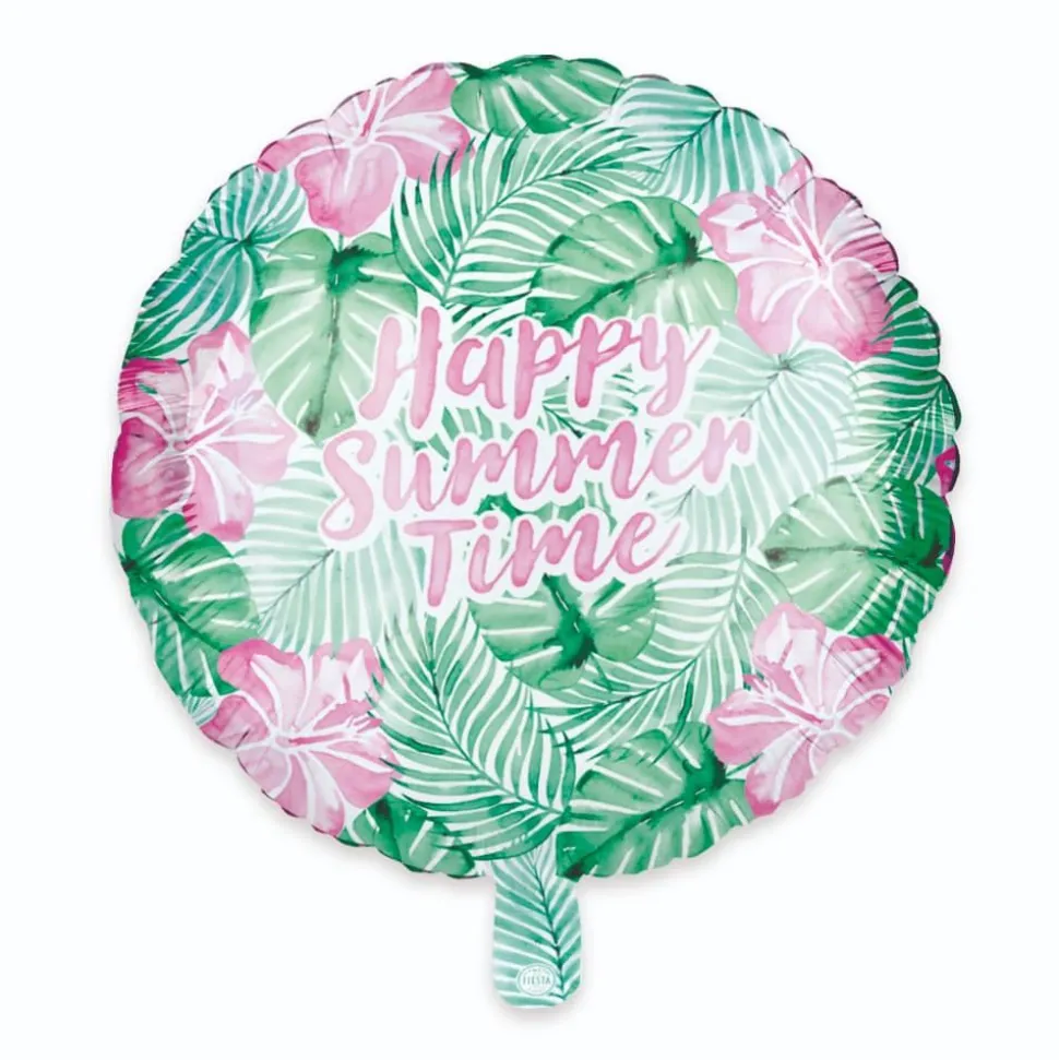 Happy Summer Time folie ballong 45cm