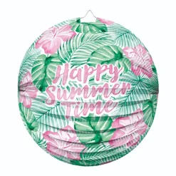Happy Summer Time Papir lantern rund 25cm