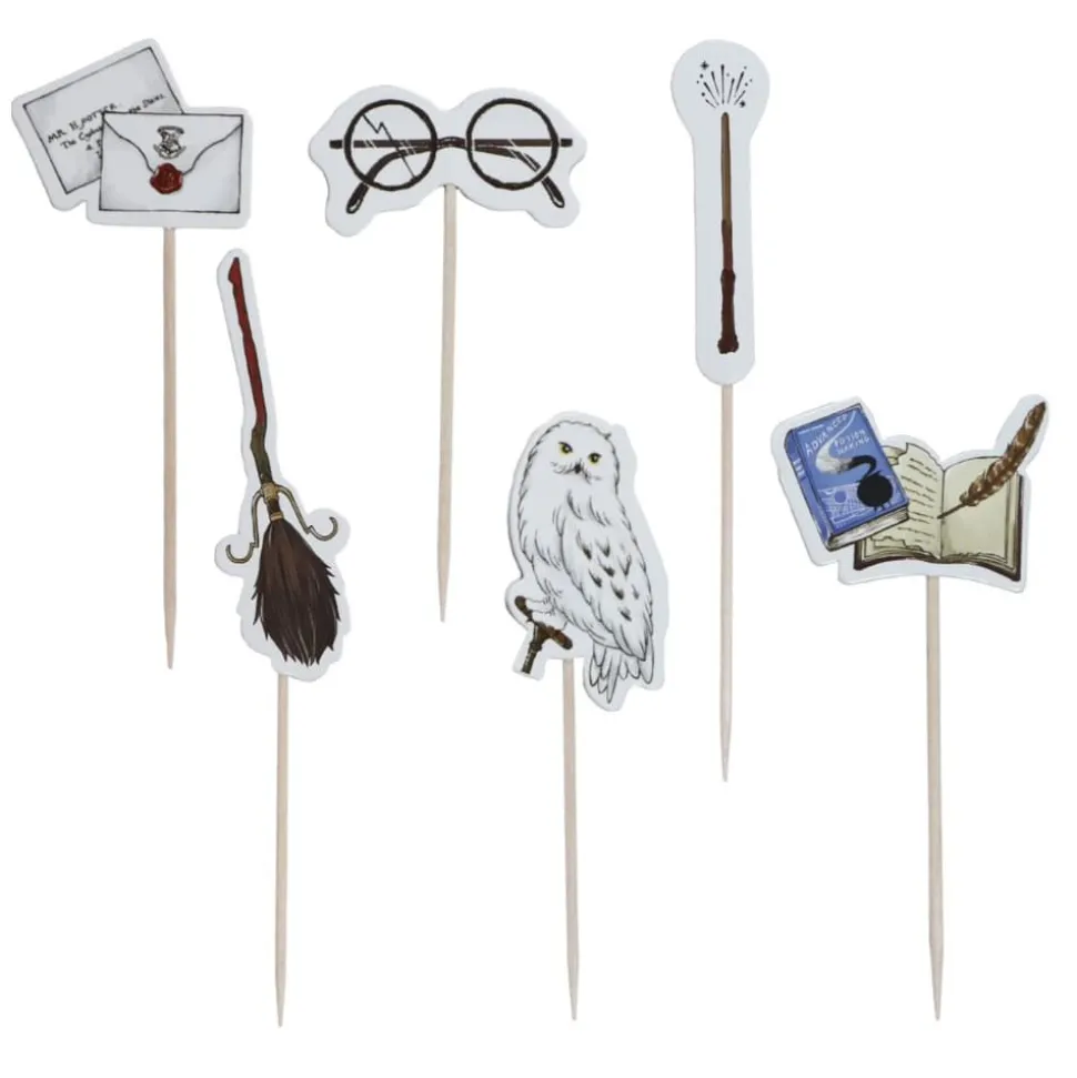 Harry Potter Cupcake Set, Harry Potter, 24 folierte muffinsformer og toppere
