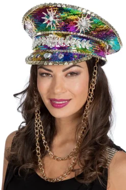 Hatt Burning Man Flower med kjede