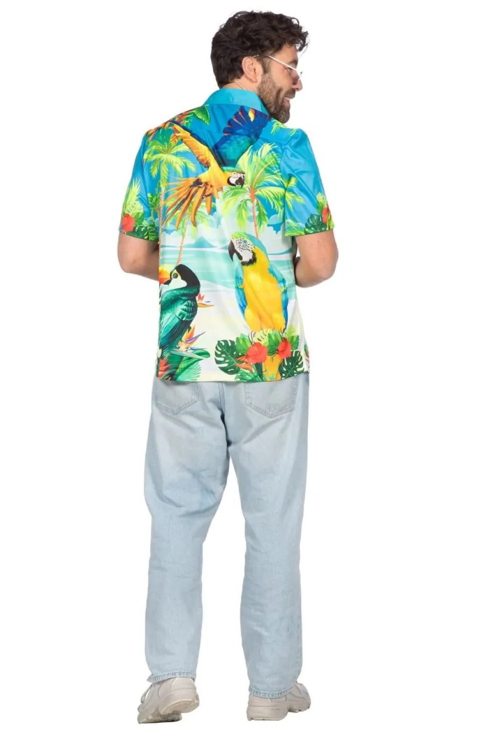 Hawaiiskjorte Papegøye