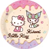 Hello Kitty & Kuromi Tallerkener 8 stk