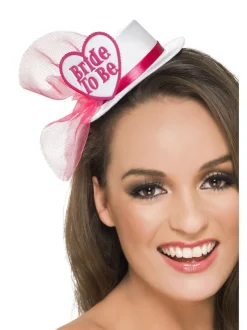 Hvit Bride to Be hatt