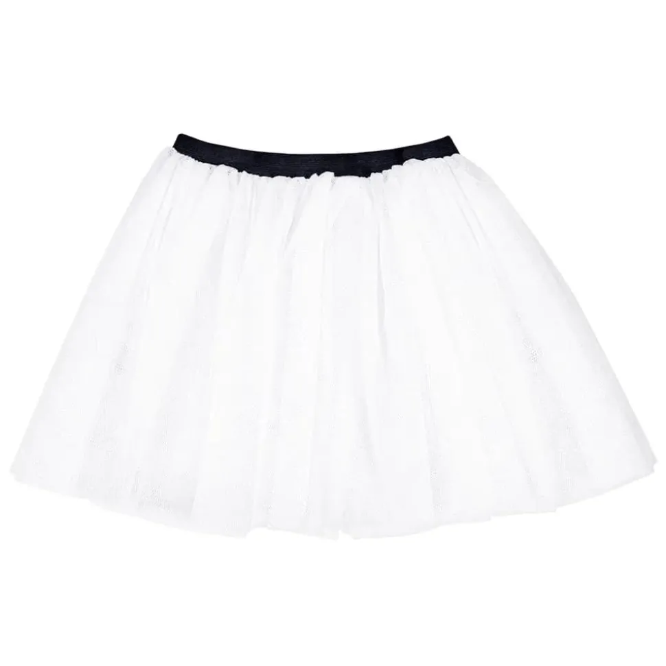 Hvit Tutu-skjørt