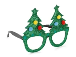 Juletre briller med glitter