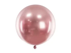 Jumbo Ballong, Glossy Rosegold, 60 cm