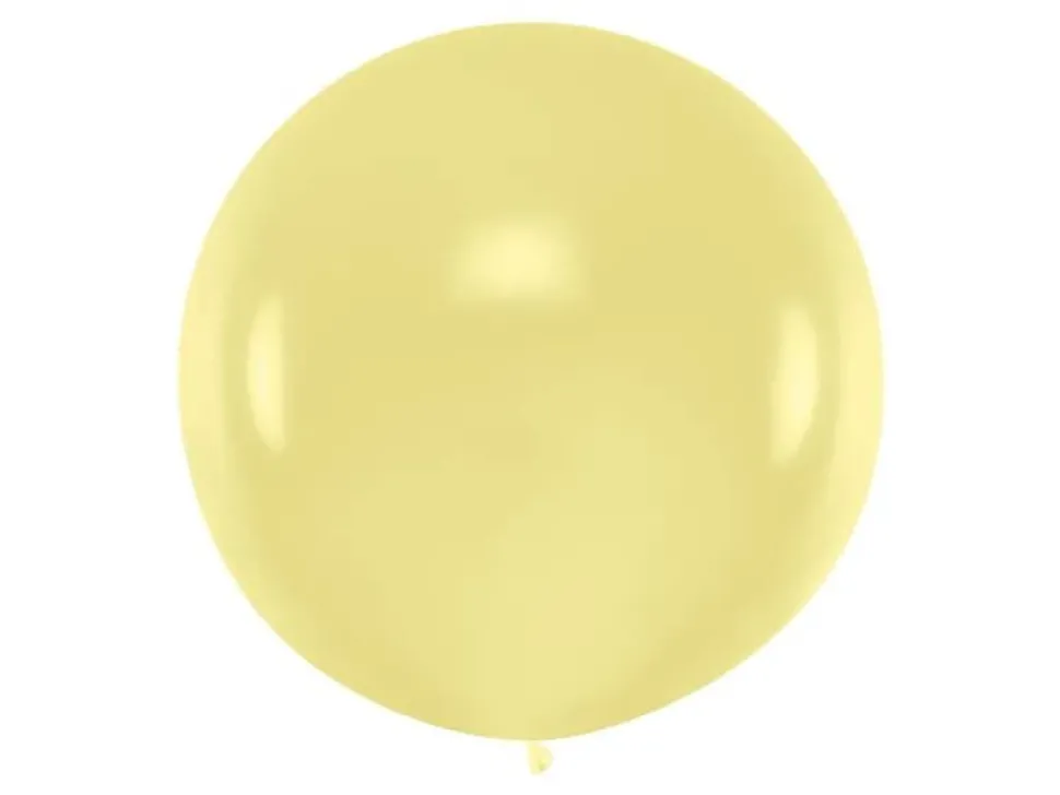 Jumbo Ballong, Pastel Cream, 1 m