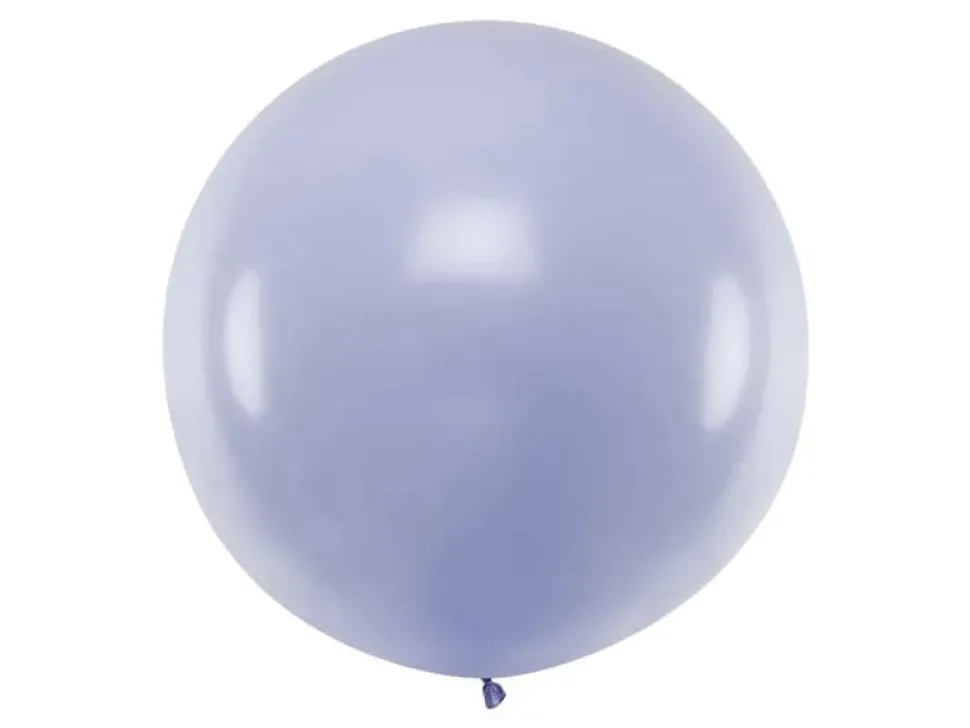Jumbo Ballong, Pastel Light Lilac, 1 m