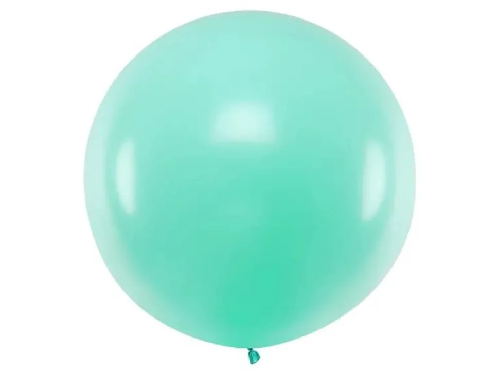Jumbo Ballong, Pastel Light Mint, 1 m