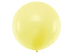 Jumbo Ballong, Pastel Light Yellow, 1 m