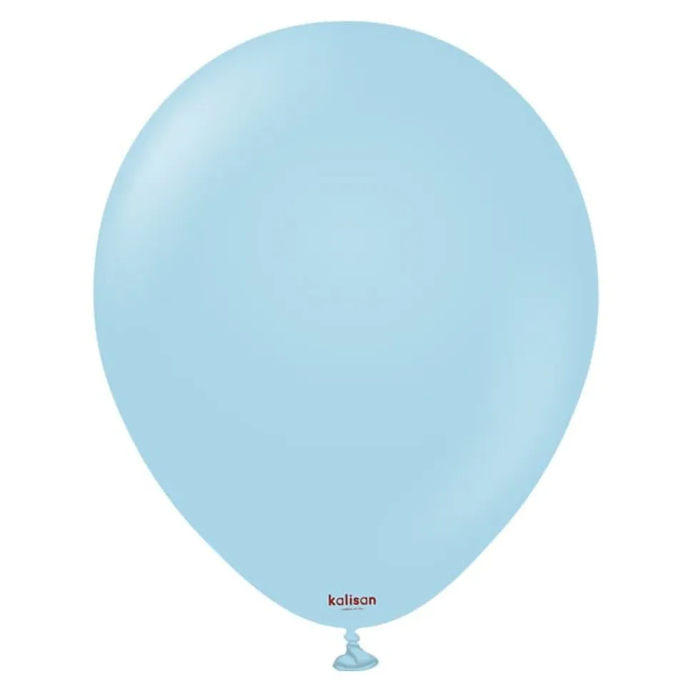 Kalisan Lateksballonger Macaron Blue, 30 cm, 10 stk