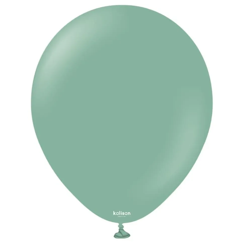 Kalisan Lateksballonger Retro Sage, 30 cm, 10 stk