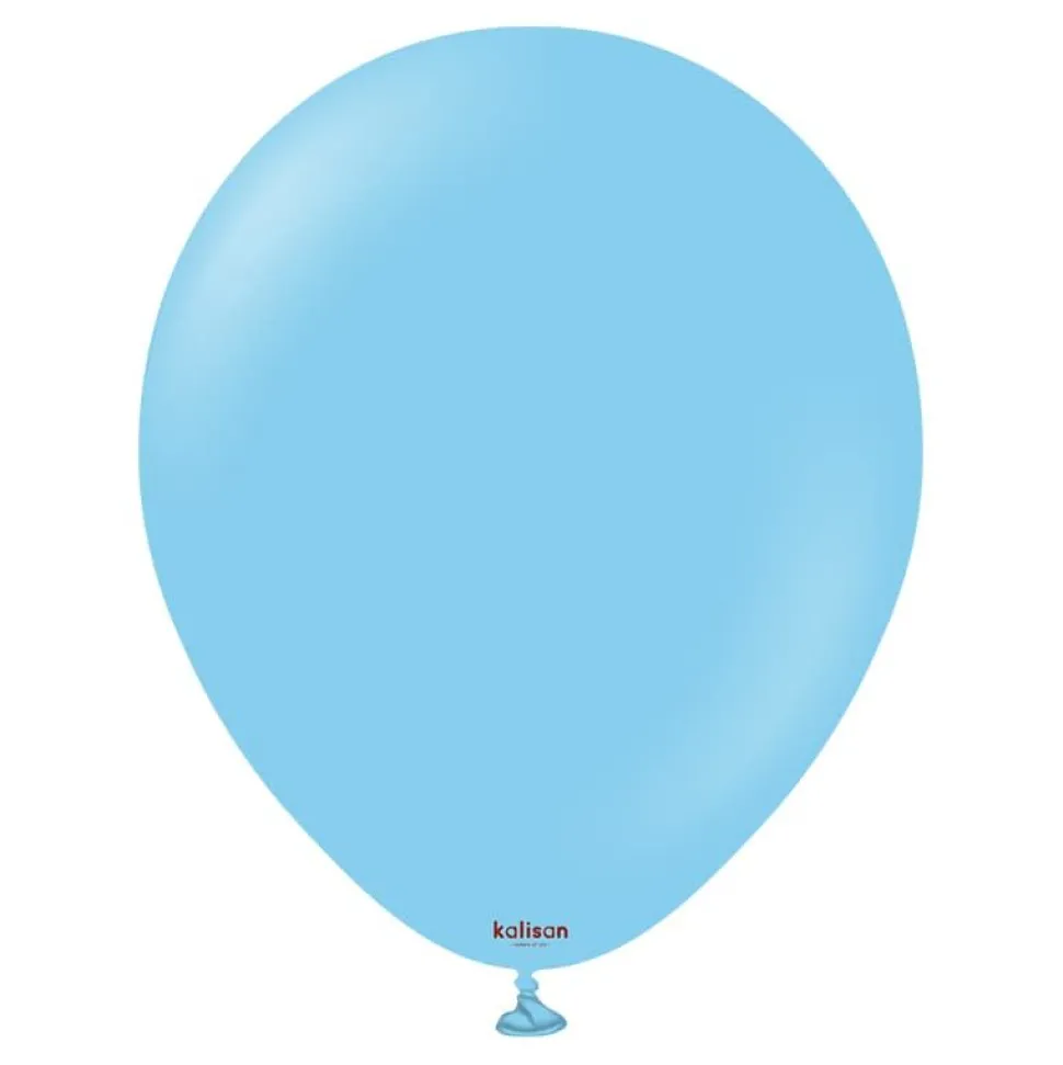 Kalisan Lateksballonger Standard Baby Blue, 30 cm, 10 stk