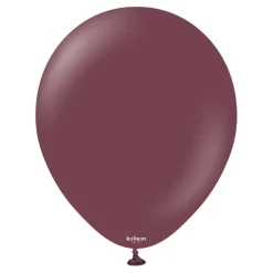 Kalisan Lateksballonger Standard Burgundy, 30 cm, 10 stk