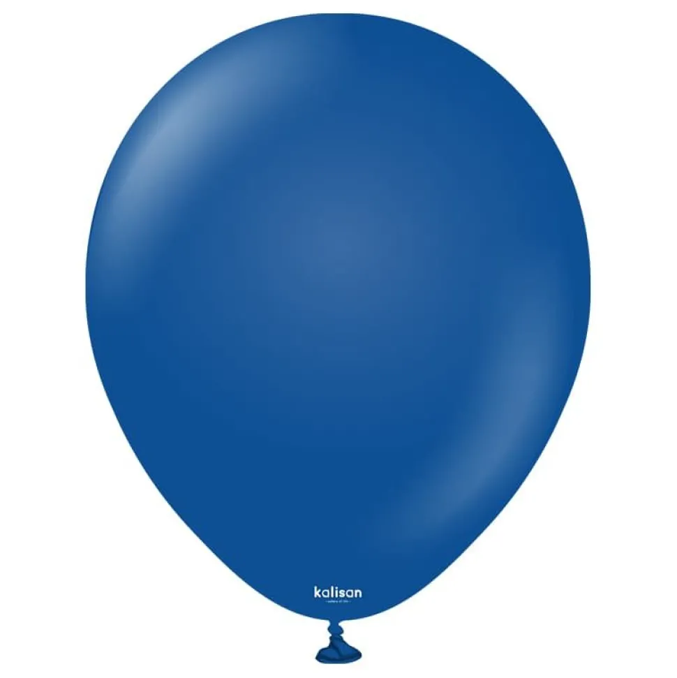 Kalisan Lateksballonger Standard Dark Blue, 30 cm, 10 stk