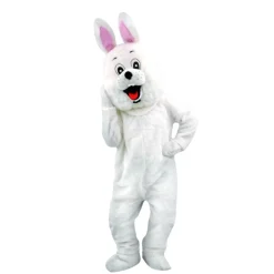 Kanin / hare hvit maskot