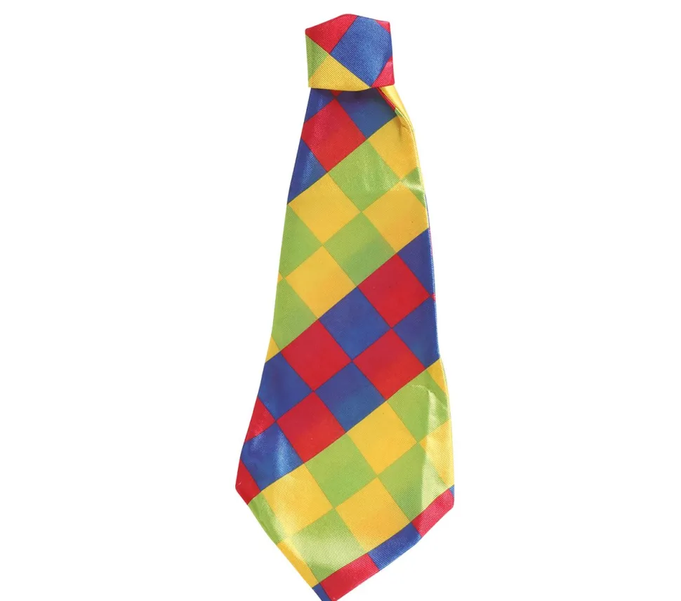 Klovneslips Rutete 55 cm