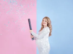 Konfettikanon Genderreveal, Blå