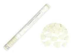 Konfettikanon, Roseblader krem, 60 cm