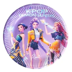 K-Pop Demon Hunters tallerkener, 8 stk.