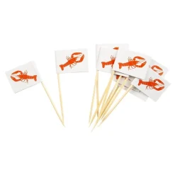 Krepselag Cocktailflagg 10 stk