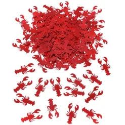 Krepselag metallisk konfetti