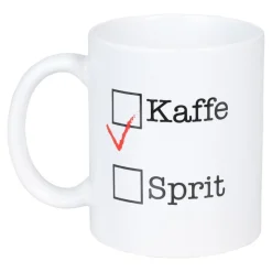 Krus- Kaffe eller sprit