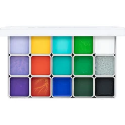 Kryolan FX Design Color Palette 15 colors - Vivid