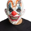 Latex Maske Klovn med knust hode