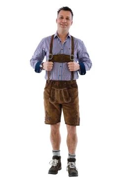 Lederhosen Kort Brun
