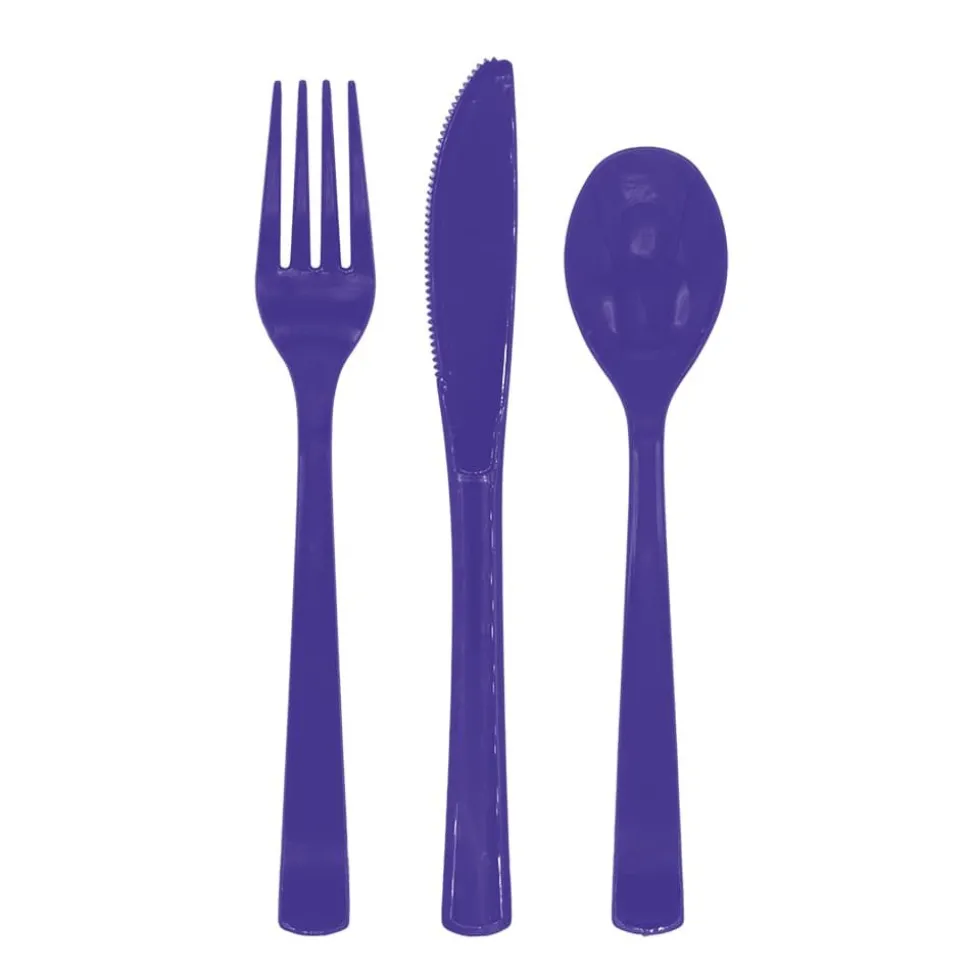 Lilla Gjenbrukbart Plastbestikk, 18 stk.