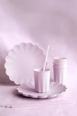 Lilla plastikk tallerkener, 4pk