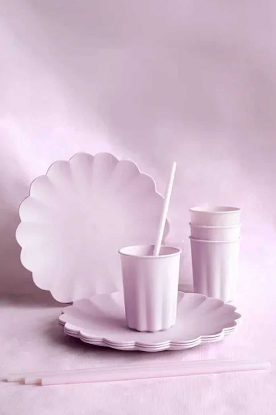 Lilla plastikk tallerkener, 4pk