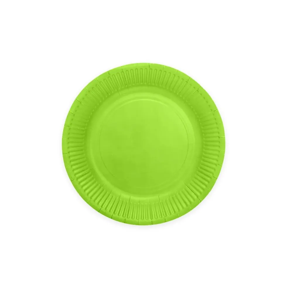 Lime grønne Asjetter 8 stk