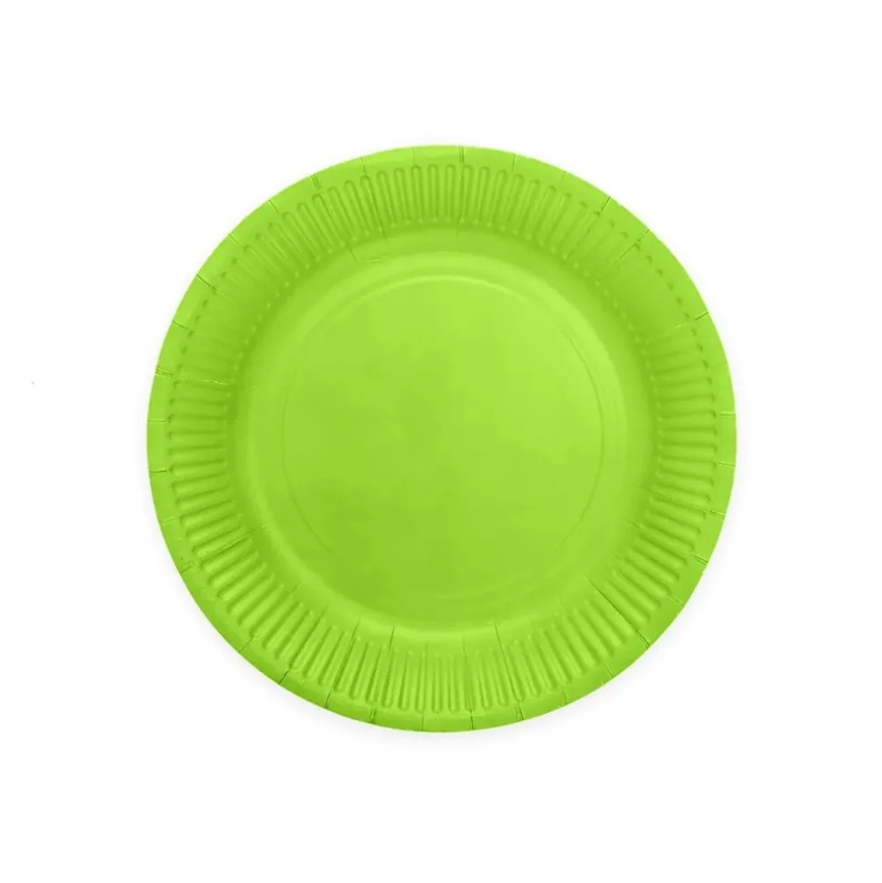 Lime grønne Tallerkener 8stk
