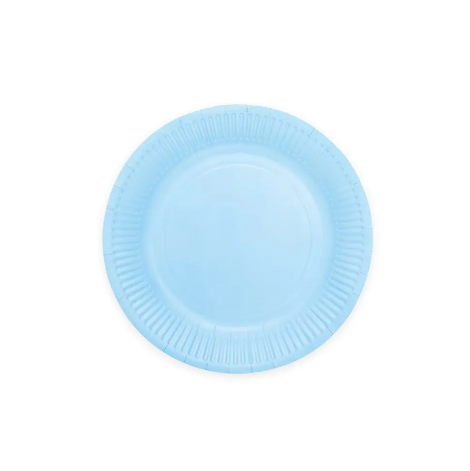 Lys Blå Asjetter 8 stk