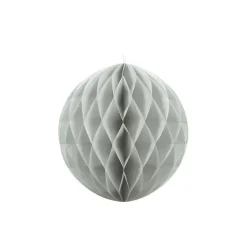 Lysegrå Honeycomb ball, 20cm