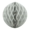 Lysegrå Honeycomb ball, 40cm
