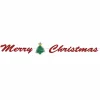 Merry Christmas banner 182 cm