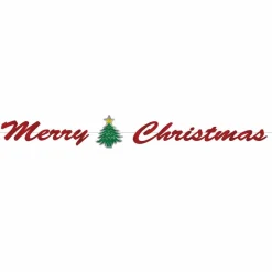 Merry Christmas banner 182 cm