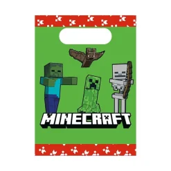Minecraft Godteposer i papir 4 stk