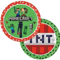 Minecraft Tallerkener 8 stk