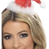 Mini nisselue med glitter på bøyle