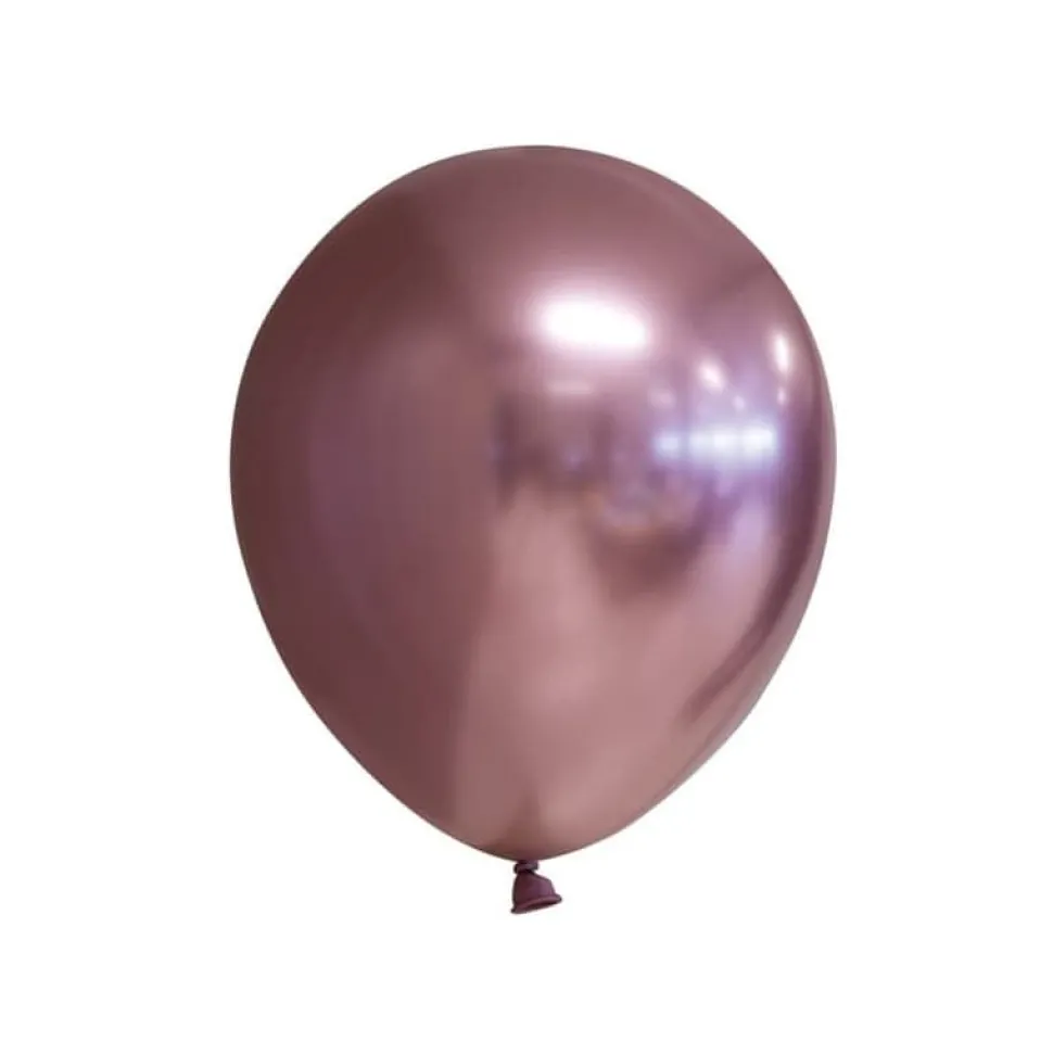 Mirror Rosegull ballonger, 30 cm, 10 stk