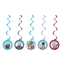 Naruto Takdekor Swirls 5 stk