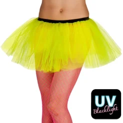 Neon Gul UV Tutu-skjørt