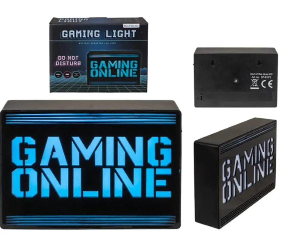 Neon Lampe Boks Gaming