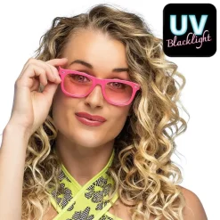 Neon Rosa UV Briller Dance